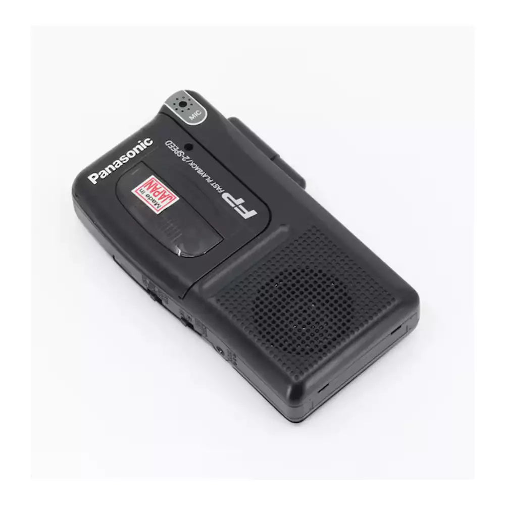 (Pre-Owned, Very Good) Panasonic RN-202 Micro Cassette Player/Recorder (2 Micro Cassettes Included) (Gray) (60 Days Warranty) (Made in Japan)