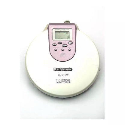 (Pre-Owned, Works On Power Only, Good) Panasonic SL-CT540 Portable CD Player Anti-Shock Protection, MP3 Playback (Biege and Pink) (60 Days Warranty)