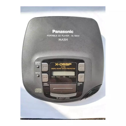 (Pre-Owned, Good) Panasonic SL-S400 Portable CD Player, High Quality Build, Works On AA Battery (Black) (60 Days Warranty)