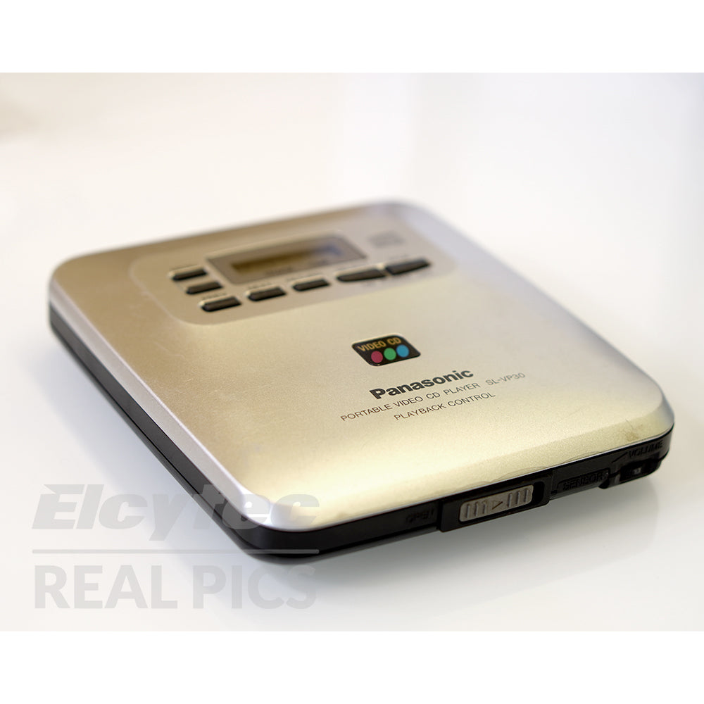 (Pre-Owned, Very Good) Panasonic SL-VP30 Portable VCD (CD, VCD Playback) (Made in Japan) (Silver) (90 Days Warranty)