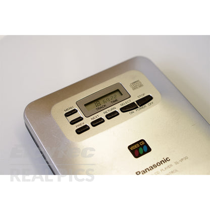 (Pre-Owned, Very Good) Panasonic SL-VP30 Portable VCD (CD, VCD Playback) (Made in Japan) (Silver) (90 Days Warranty)
