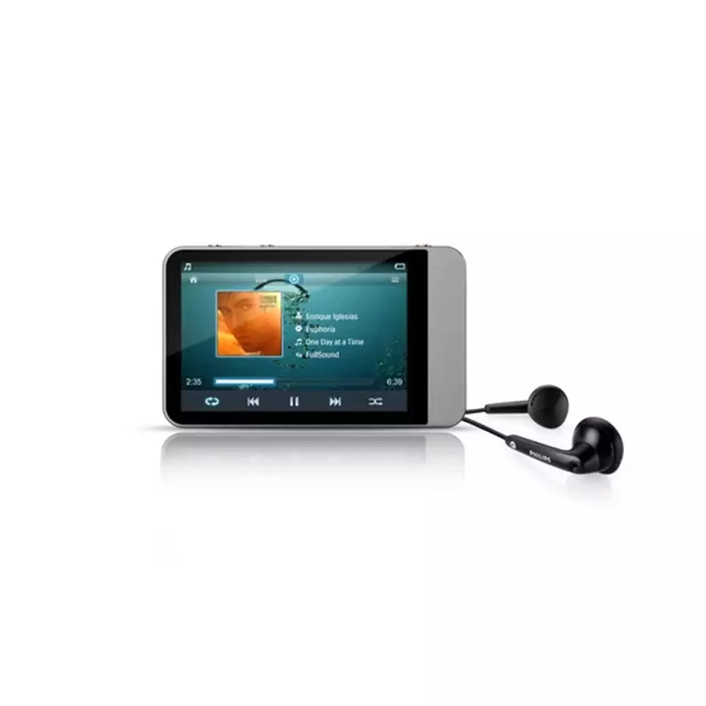 (Pre-Owned, Very Good) Philips GoGear SA060 Portable Music/Video Player (4GB) (Silver) (60 Days Warranty) (Display Has Blue Tint!)
