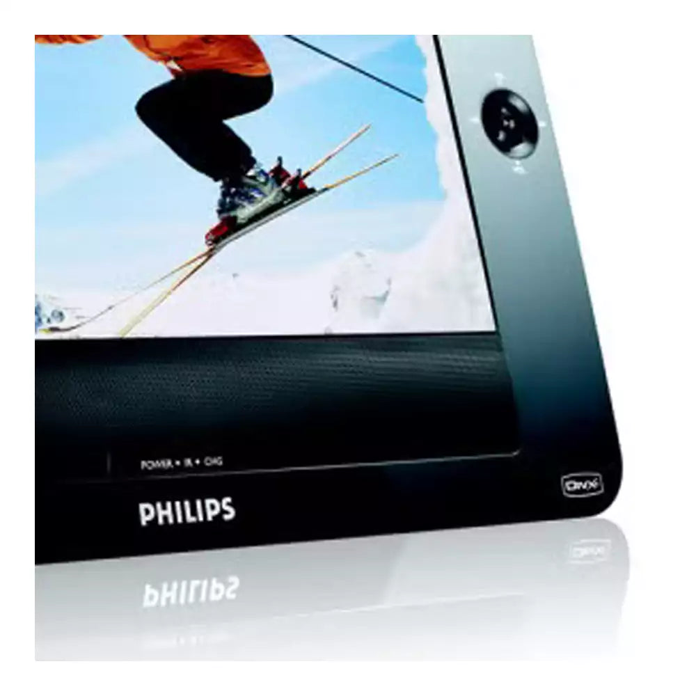 (Pre-Owned, Very Good) Philips PET830/00 Portable DVD Player With 8.5" Large Display, USB and Stereo Speakers (White and Black) (60 Days Warranty)