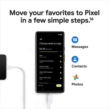 (Pre-Owned) Google Pixel 6 5G (8GB RAM, 128GB Storage) (Black)