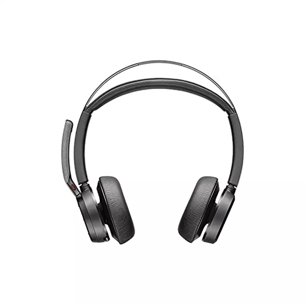 (Open Box) Poly (By Plantronics) Voyager Focus 2 UC USB-C On Ear Headset, Bluetooth and USB-C Connectivity (Boom Mic, ANC) (PC, Mac) (6 Months Warranty)