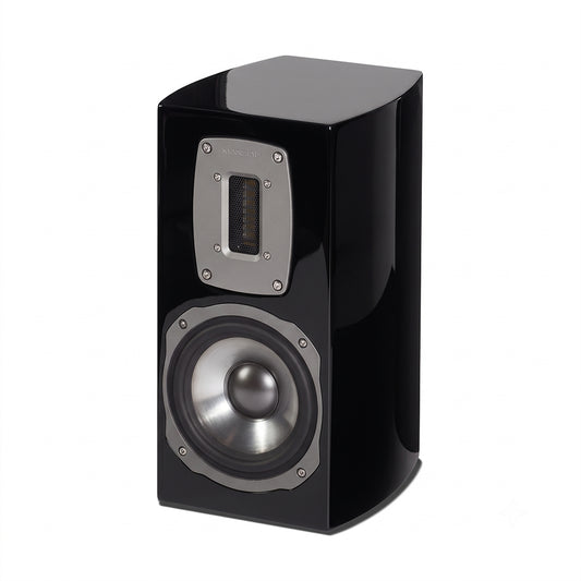 (Pre-Owned, Very Good) Quadral Chromium Style 30 German-Engineered Premium Bookshelf Speakers (Pair) (Black) (120 Days Warranty)