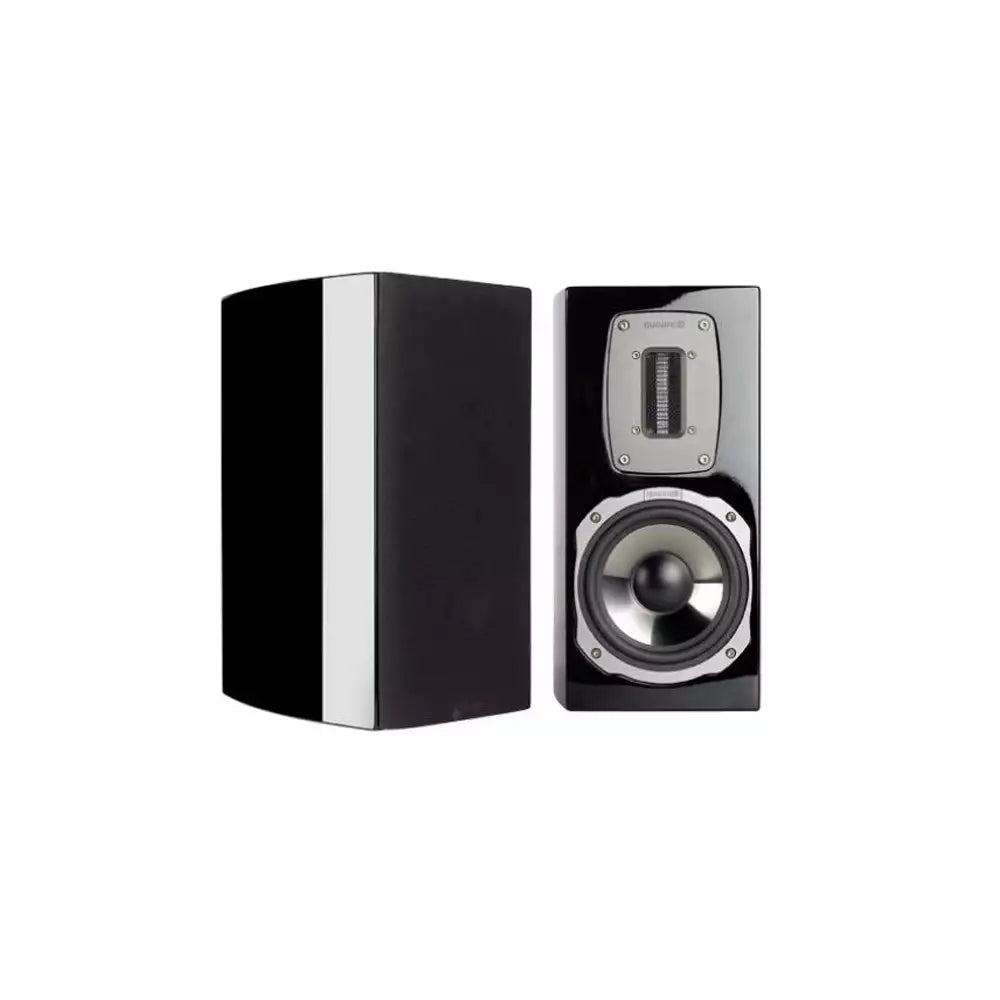 (Pre-Owned, Very Good) Quadral Chromium Style 30 German-Engineered Premium Bookshelf Speakers (Pair) (Black) (120 Days Warranty)