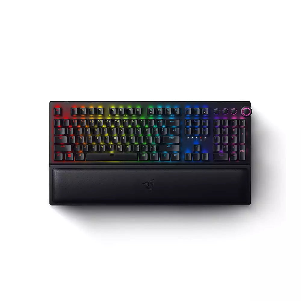 (Open Box) Razer BlackWidow V3 Pro Mechanical Wireless Gaming Keyboard With (Green Mechanical Switches/Yellow Mechanical Switches), Chroma RGB Lighting (Black) (12 Months Warranty)