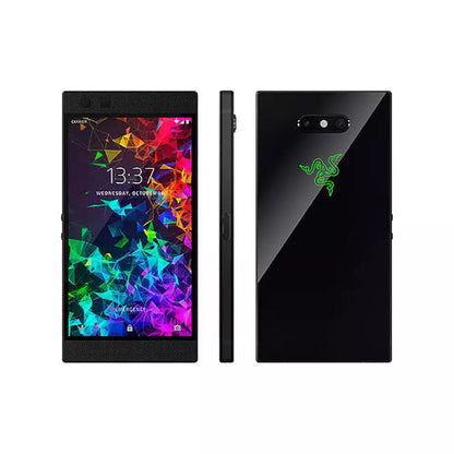 (Pre-Owned, Excellent) Razer Phone 2 With RGB Chroma, 120Hz IGZO IPS Display, THX Stereo Speakers (8GB, 64GB) (Black) (90 Days Warranty)