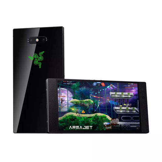(Pre-Owned, Excellent) Razer Phone 2 With RGB Chroma, 120Hz IGZO IPS Display, THX Stereo Speakers (8GB, 64GB) (Black) (90 Days Warranty)