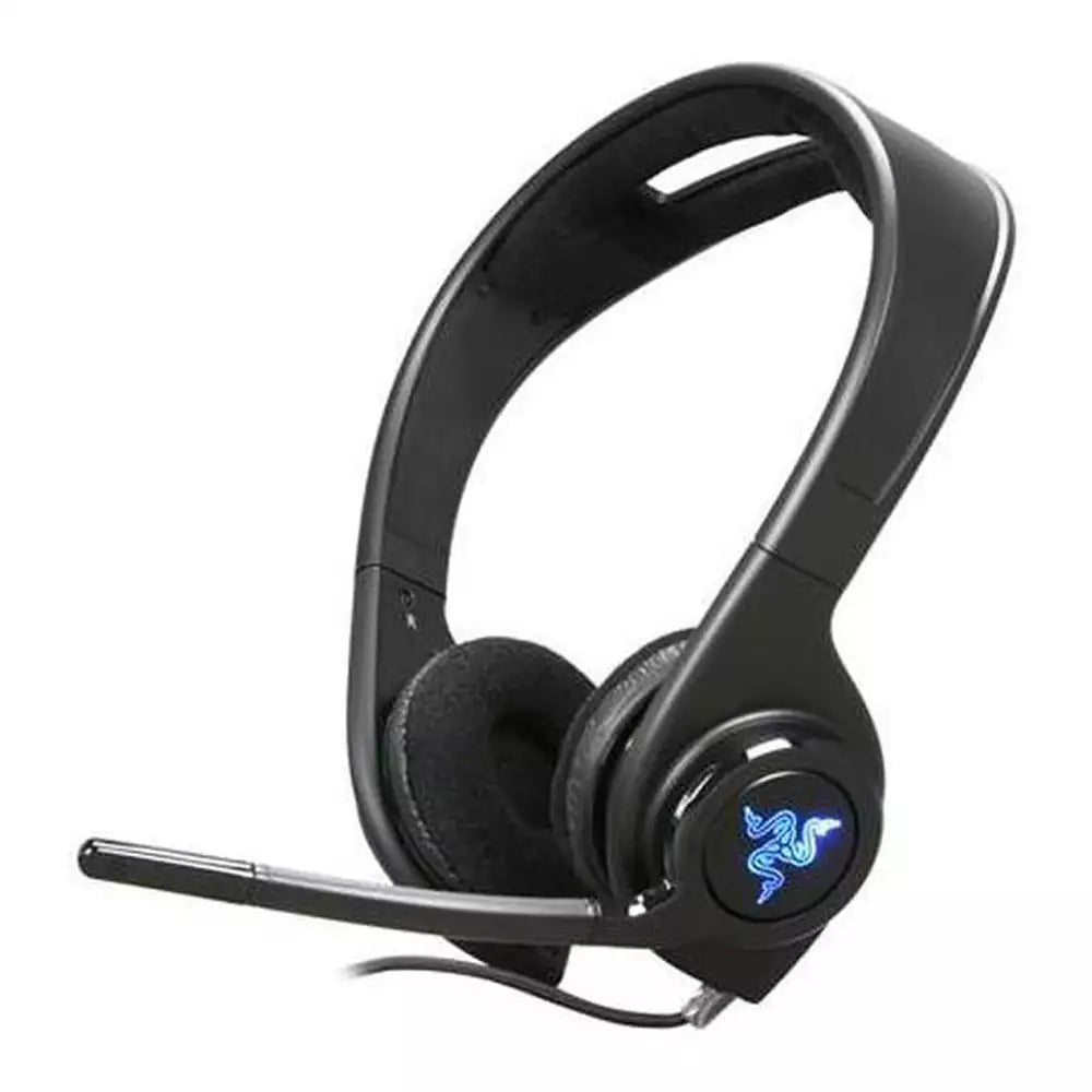 (Pre-Owned, Good) Razer Piranha Wired Gaming Headset With Mic and RGB Lights (With New Cushions) (Black) (60 Days Warranty)
