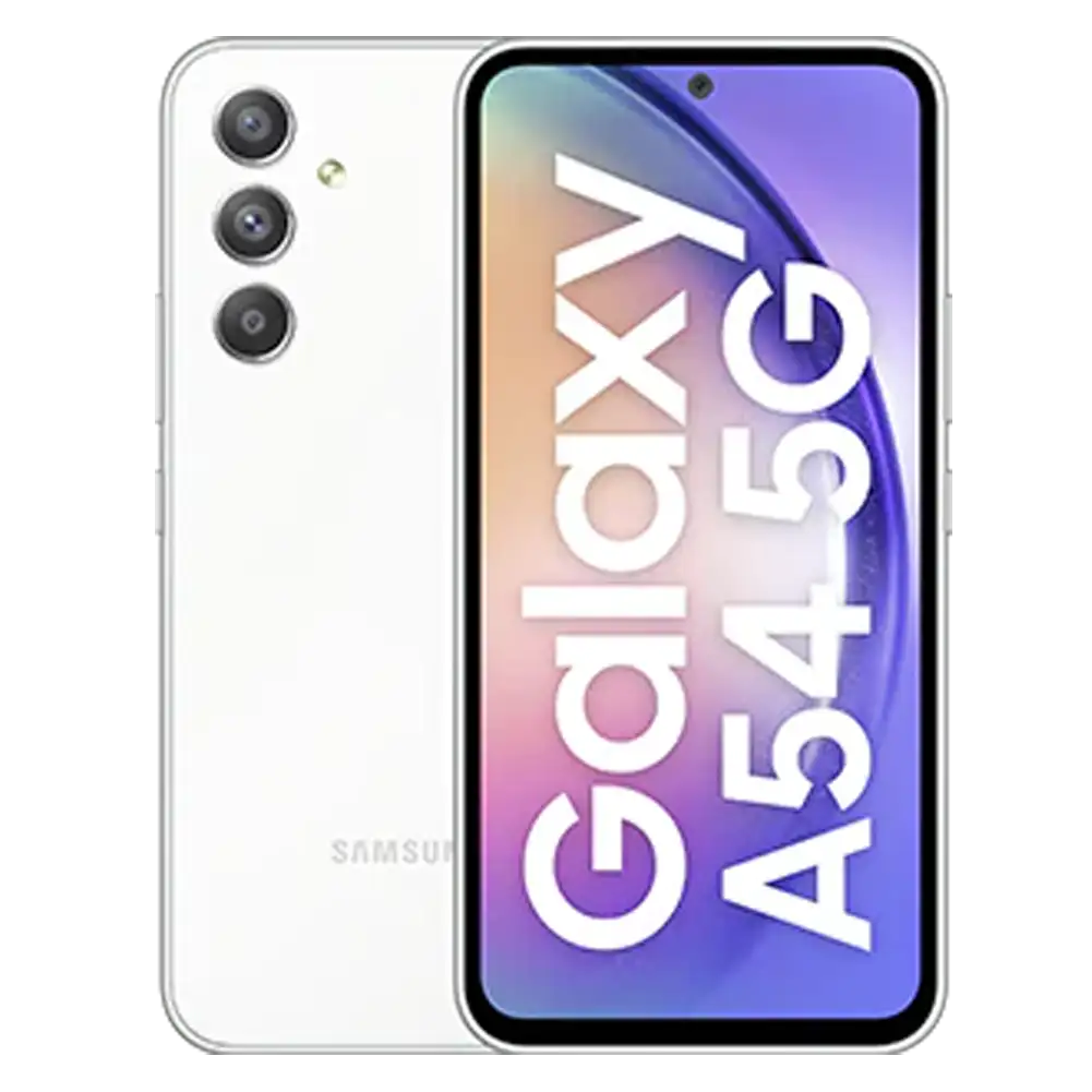 (Pre-Owned) Samsung Galaxy A54 5G | 50 MP No Shake Cam (OIS) | IP67 | Gorilla Glass 5 | Voice Focus | Without Charger (8GB, 256GB Storage) (Awesome White)