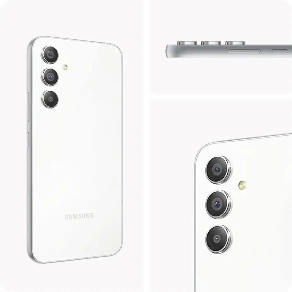 (Pre-Owned) Samsung Galaxy A54 5G | 50 MP No Shake Cam (OIS) | IP67 | Gorilla Glass 5 | Voice Focus | Without Charger (8GB, 256GB Storage) (Awesome White)