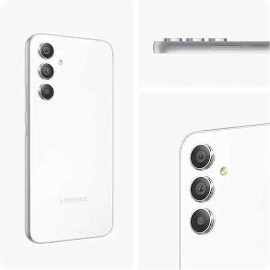 (Pre-Owned) Samsung Galaxy A54 5G | 50 MP No Shake Cam (OIS) | IP67 | Gorilla Glass 5 | Voice Focus | Without Charger (8GB, 256GB Storage) (Awesome White)
