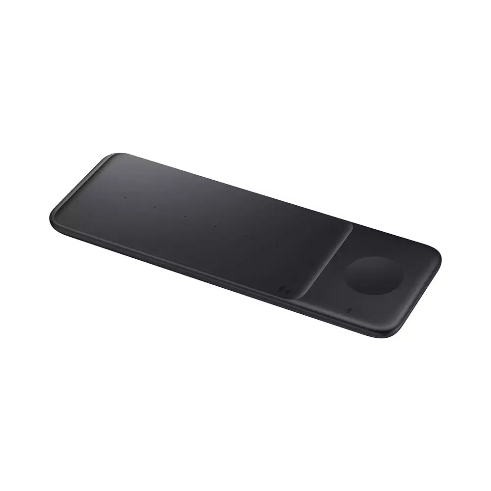 (Pre-Owned, Very Good) Samsung Fast Wireless Charger Trio Pad 9W, Qi Wireless Charger , Charge Up To 3 Devices At Once Compatible For Galaxy Smartphones, iPhones, Earphones and Watches (Black) (90 Days Warranty)