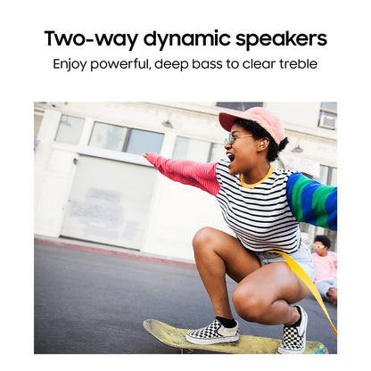 (Pre-Owned, Very Good) Samsung Galaxy Buds 2 TWS Bluetooth Earphones With Active Noise Cancellation (White and Gray) (60 Days Warranty)