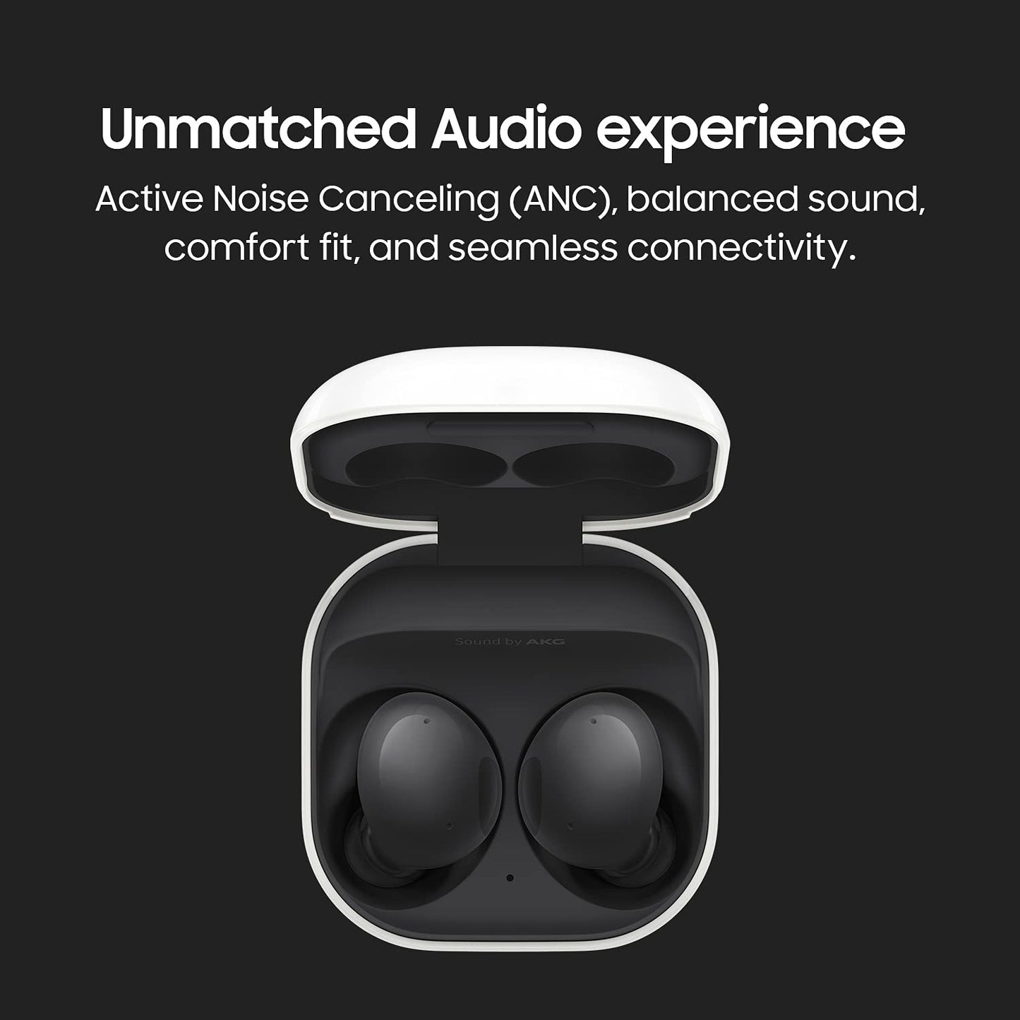 (Pre-Owned, Very Good) Samsung Galaxy Buds 2 TWS Bluetooth Earphones With Active Noise Cancellation (White and Gray) (60 Days Warranty)