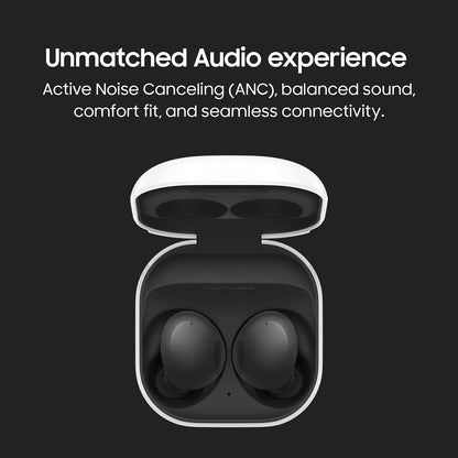 (Pre-Owned, Very Good) Samsung Galaxy Buds 2 TWS Bluetooth Earphones With Active Noise Cancellation (White and Gray) (60 Days Warranty)