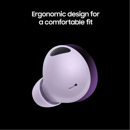 (Pre-Owned, Good) Samsung Galaxy Buds2 Pro, Bluetooth Truly Wireless in Ear Earbuds with ANC and Mic (Bora Purple, Black) (60 Days Warranty)