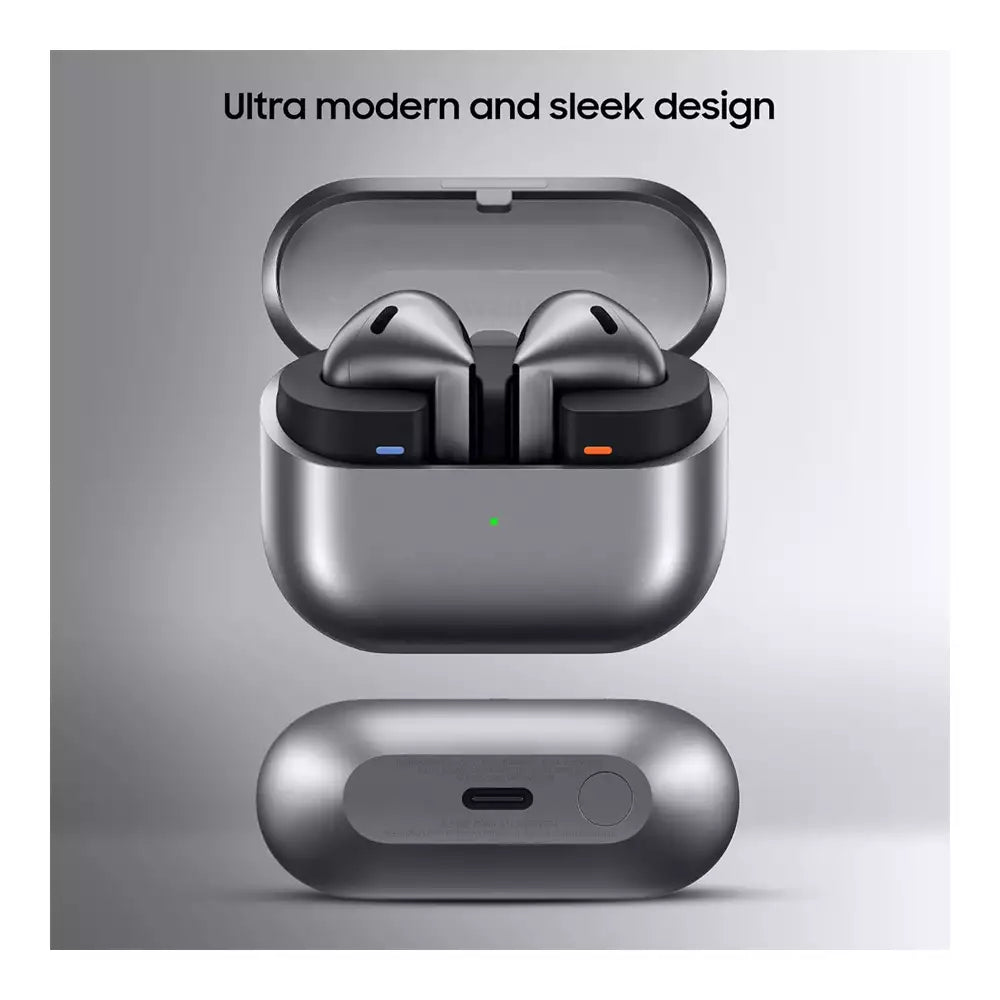 (Pre-Owned, Very Good) Samsung Galaxy Buds 3 with Galaxy Ai Powered Real-Time Interpreter, 24-Bit Hi-Fi Audio (Gray, White) (60 Days Warranty)