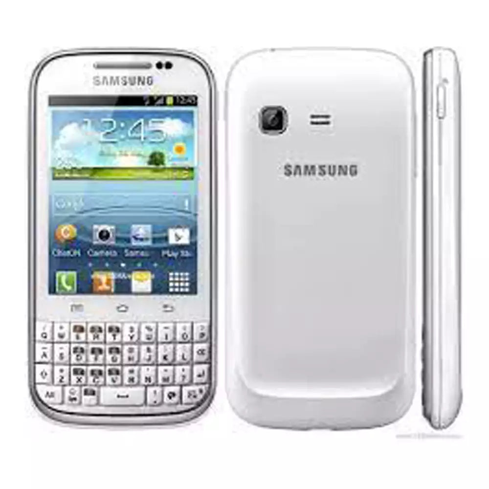 (Pre-Owned, Very Good ) Samsung Galaxy Chat GT-B5330 Android Smartphone With Physical QWERTY Keyboard (White) (45 Days Warranty)