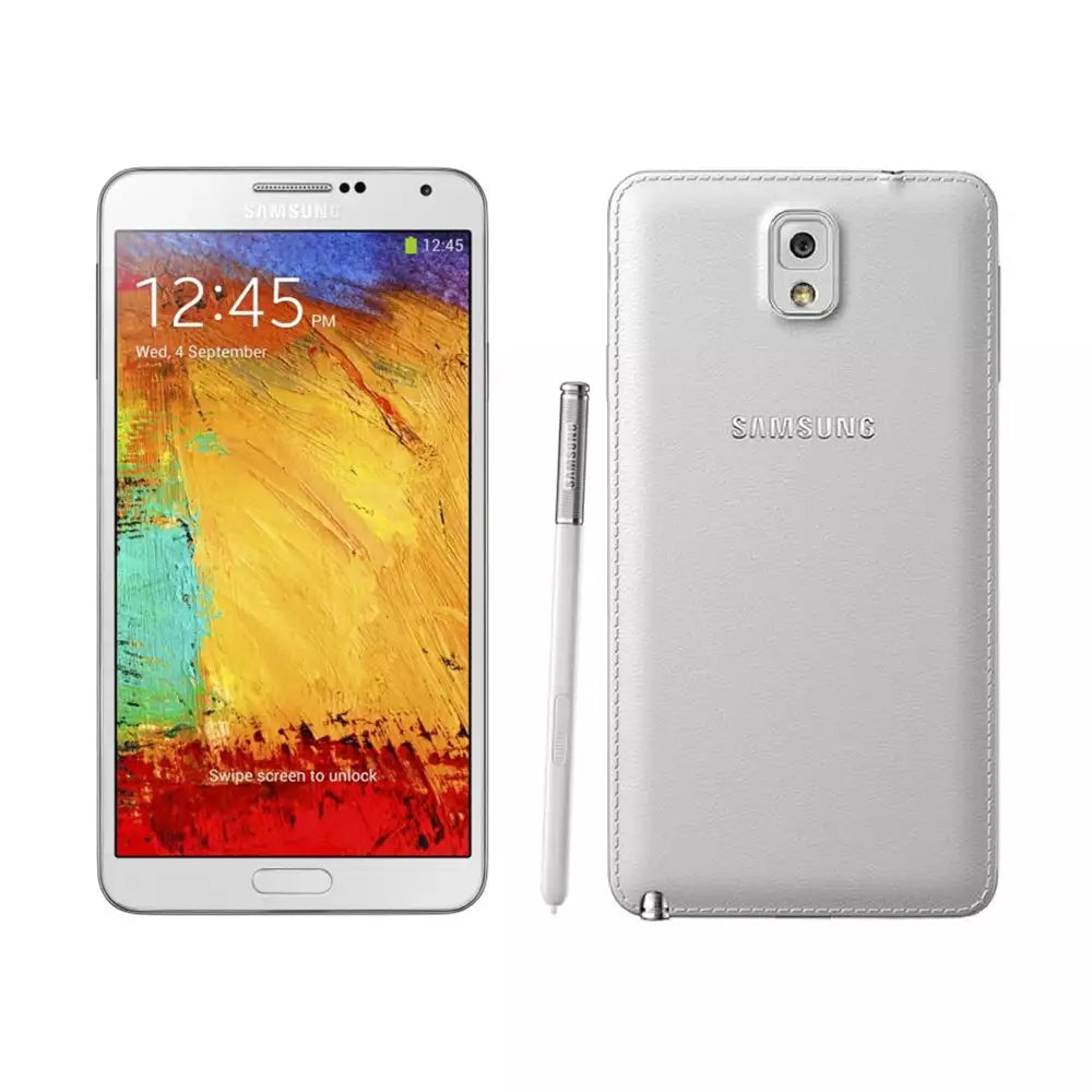 (Pre-Owned, Good) Samsung Galaxy Note 3 With S-Pen (White) (60 Days Warranty)
