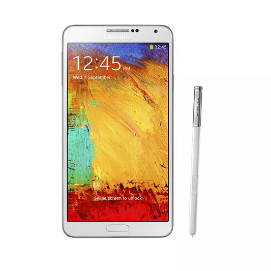 (Pre-Owned, Good) Samsung Galaxy Note 3 With S-Pen (White) (60 Days Warranty)