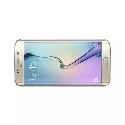 (Pre-Owned, Very Good) Samsung Galaxy S6 Edge Android Smartphone With Dual Curved AMOLEDisplay (32GB) (Gold) (90 Days Warranty)