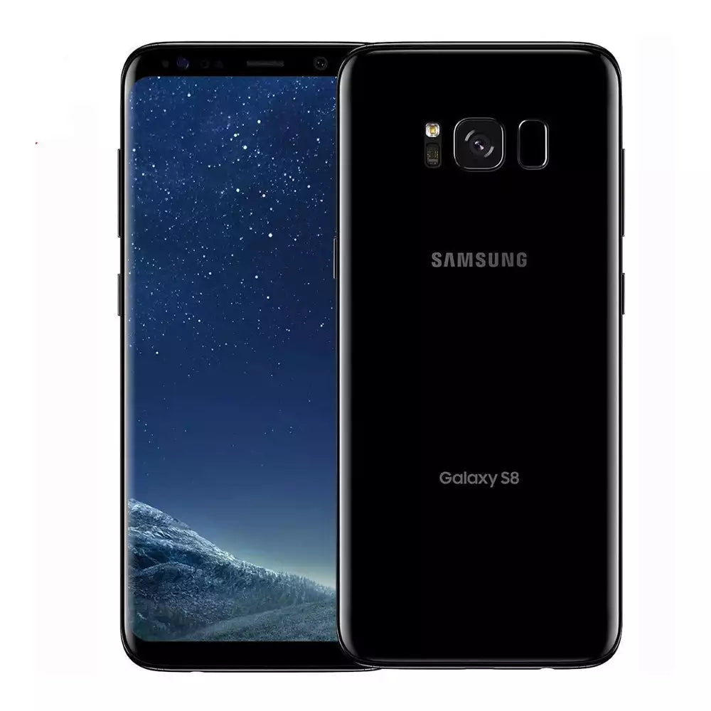 (Pre-Owned, Very Good) Samsung Galaxy S8 With 5.8" Curved AMOLED Display (Black) (90 Days Warranty)