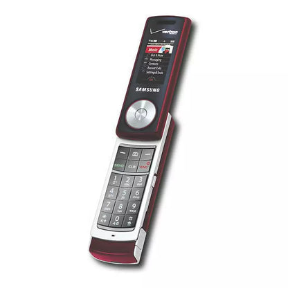 (Pre-Owned, Good) Samsung Juke Flip-Out Style Music Phone With Scroll Wheel Navigation (2GB) (Blue) (No SIM Slot)