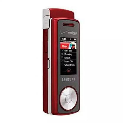 (Pre-Owned, Good) Samsung Juke Flip-Out Style Music Phone With Scroll Wheel Navigation (2GB) (Blue) (No SIM Slot)