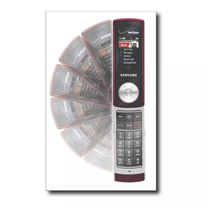 (Pre-Owned, Good) Samsung Juke Flip-Out Style Music Phone With Scroll Wheel Navigation (2GB) (Blue) (No SIM Slot)
