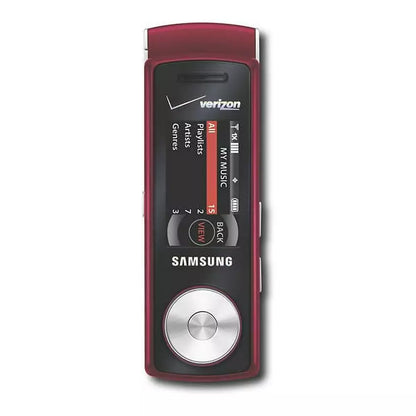 (Pre-Owned, Good) Samsung Juke Flip-Out Style Music Phone With Scroll Wheel Navigation (2GB) (Blue) (No SIM Slot)