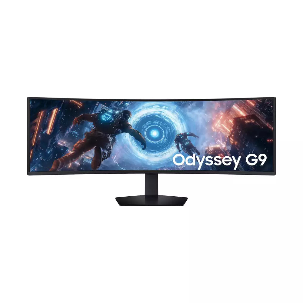 (Open Box) Samsung Odyssey G9 49" DQHD Gaming Monitor With 144Hz Refresh Rate, 1ms, VESA DisplayHDR 600, FreeSync Premium Pro, Dual Input Support (Black) (30 Months Warranty)