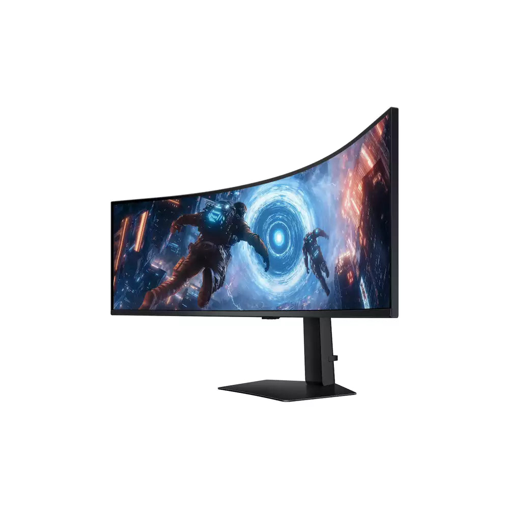 (Open Box) Samsung Odyssey G9 49" DQHD Gaming Monitor With 144Hz Refresh Rate, 1ms, VESA DisplayHDR 600, FreeSync Premium Pro, Dual Input Support (Black) (30 Months Warranty)