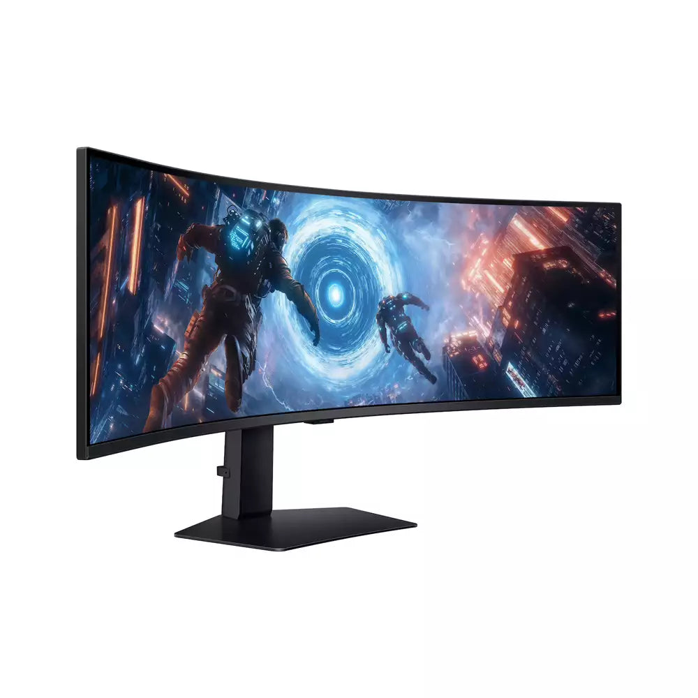 (Open Box) Samsung Odyssey G9 49" DQHD Gaming Monitor With 144Hz Refresh Rate, 1ms, VESA DisplayHDR 600, FreeSync Premium Pro, Dual Input Support (Black) (30 Months Warranty)