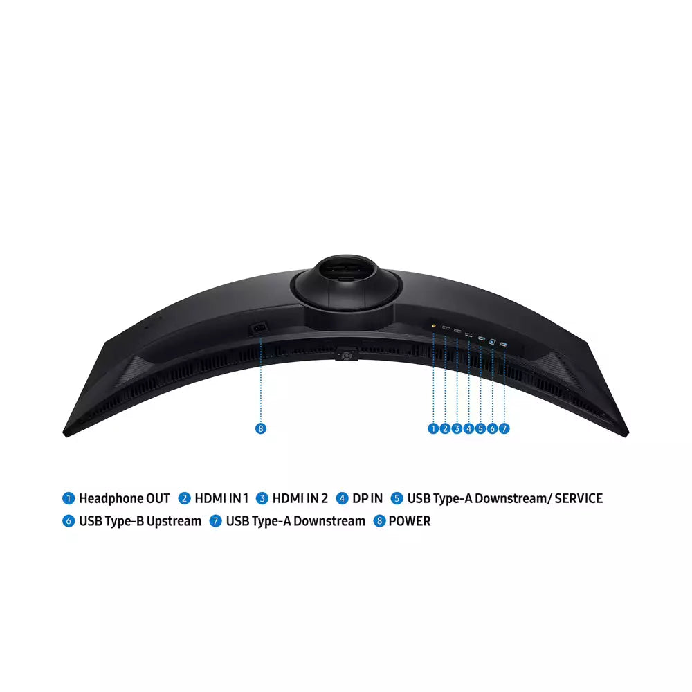 (Open Box) Samsung Odyssey G9 49" DQHD Gaming Monitor With 144Hz Refresh Rate, 1ms, VESA DisplayHDR 600, FreeSync Premium Pro, Dual Input Support (Black) (30 Months Warranty)