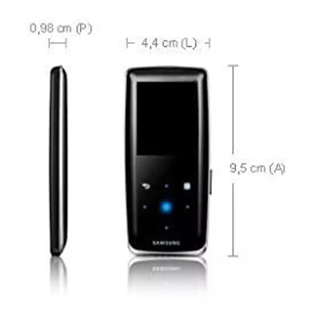 (Pre-Owned, Very Good) Samsung YP-S3 MP3 Player With Touch Controls and DNSe (2GB) (Black) (90 Days Warranty)