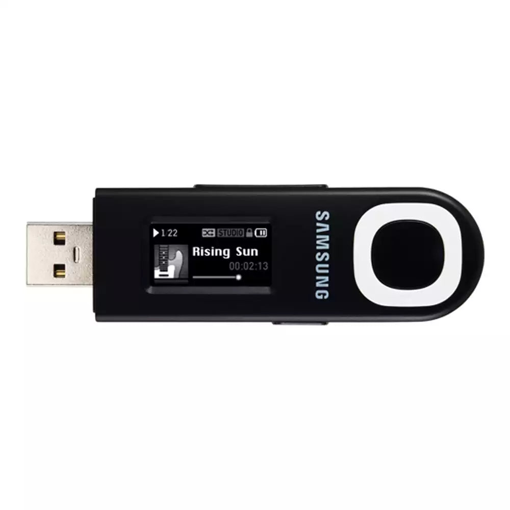 (Pre-Owned, Very Good) Samsung YP-U5 Portable MP3 Player With OLED Display, Album Art Support (2GB) (Black) (90 Days Warranty)