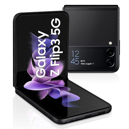 (Pre-Owned) Samsung Galaxy Z Flip 3 5G (Phantom Black, 8GB RAM, 128GB Storage) (Imported Unit)