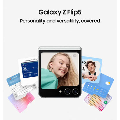 (Pre-Owned) Samsung Galaxy Z Flip5 5G (8GB RAM, 256GB Storage) (Mint, Black)