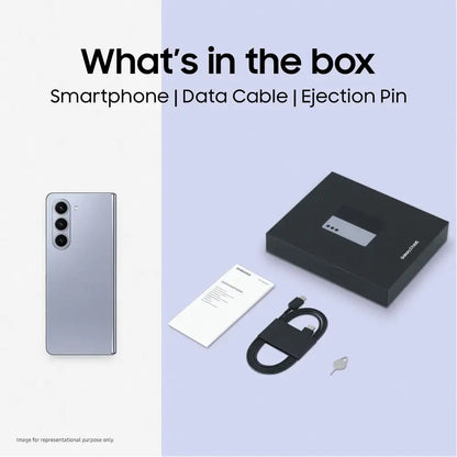 (Pre-Owned, Very Good) Samsung Galaxy Z Fold5 5G (12GB RAM, 256GB Storage) (Phantom Black, Cream) (60 Days Warranty)