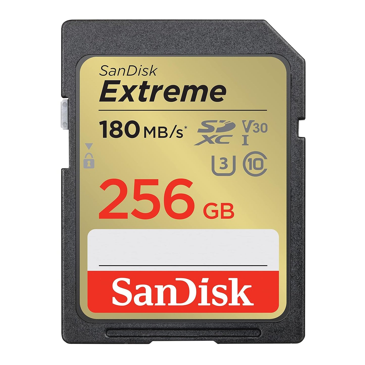 (Open Box Condition) SanDisk Extreme SD UHS I 256GB Card for 4K Video for DSLR and Mirrorless Cameras 180MB/s Read & 130MB/s Write (5 Years Warranty)