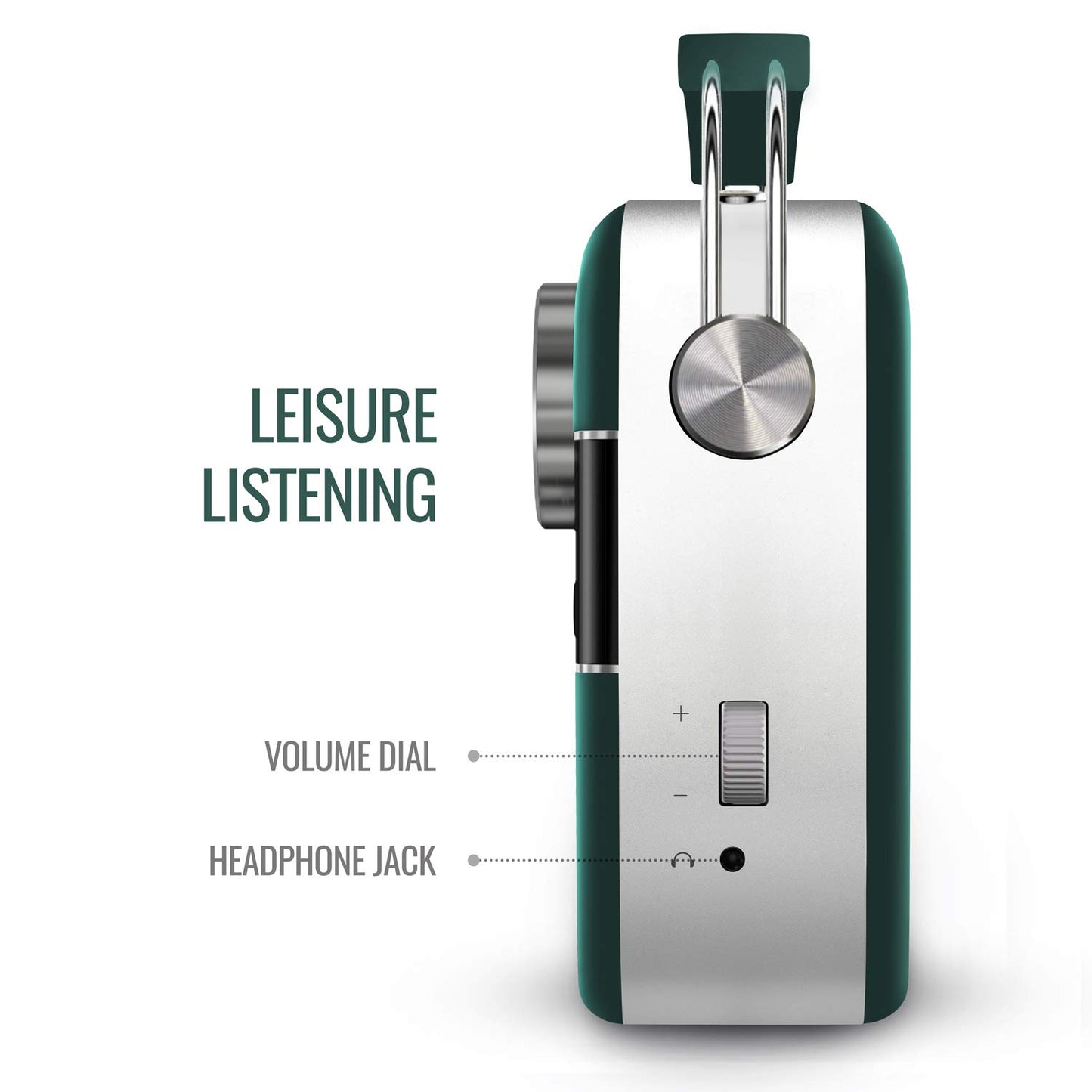 (Open Box) Saregama Carvaan 2.0 with 5000 Preloaded Hindi Songs, FM/BT/AUX/Wi-Fi (Green, Black) (3 Months Warranty)