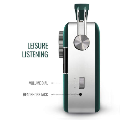 (Open Box) Saregama Carvaan 2.0 with 5000 Preloaded Hindi Songs, FM/BT/AUX/Wi-Fi (Green, Black) (3 Months Warranty)