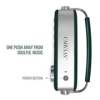 (Open Box) Saregama Carvaan 2.0 with 5000 Preloaded Hindi Songs, FM/BT/AUX/Wi-Fi (Green, Black) (3 Months Warranty)