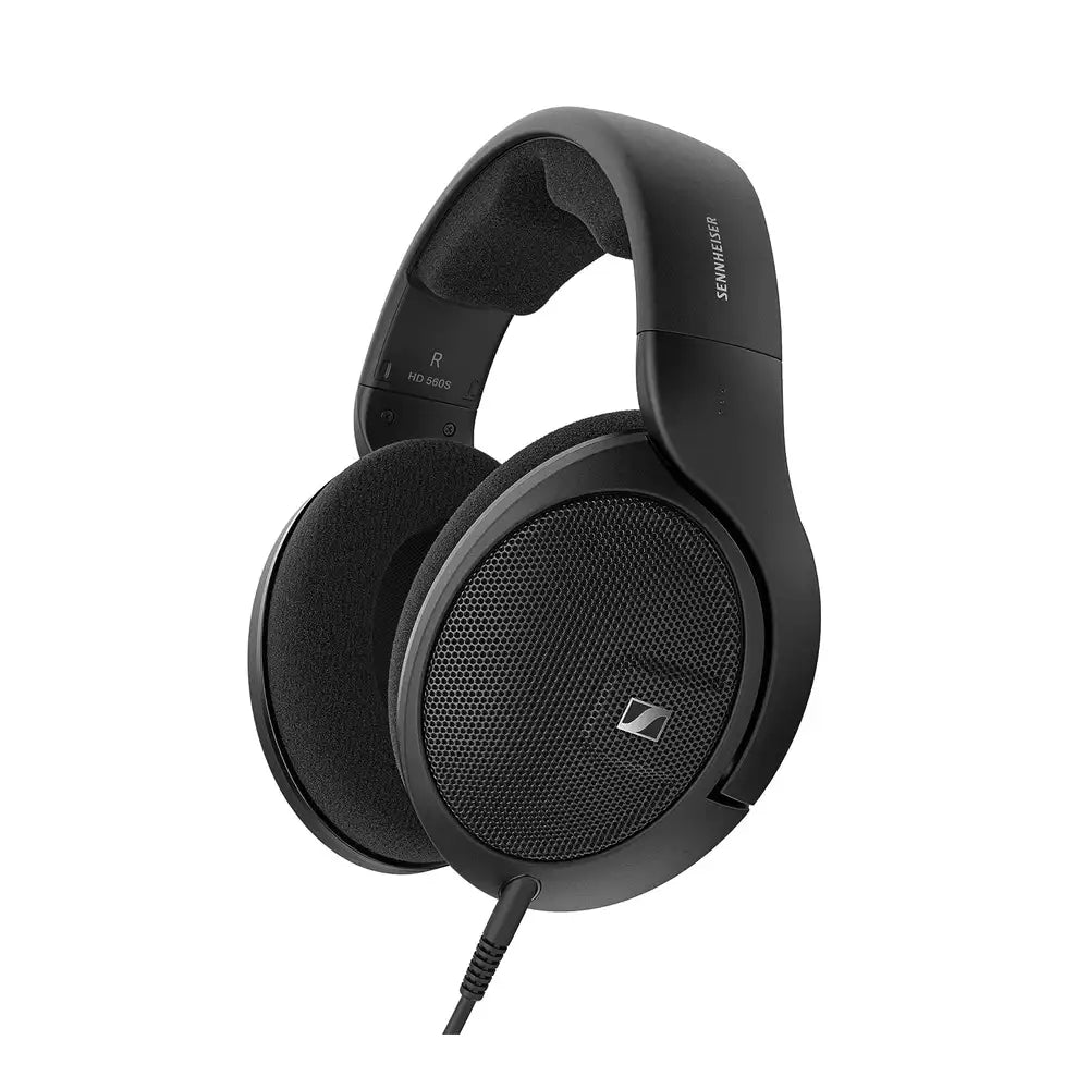 (Open Box) Sennheiser HD 560 S Over-Ear Wired Audiophile Headphones with Mic - Neutral Frequency Response, E.A.R. Technology for Wide Sound Field, Open-Back Earcups, Detachable Cable, (Black) (12 Months Warranty)
