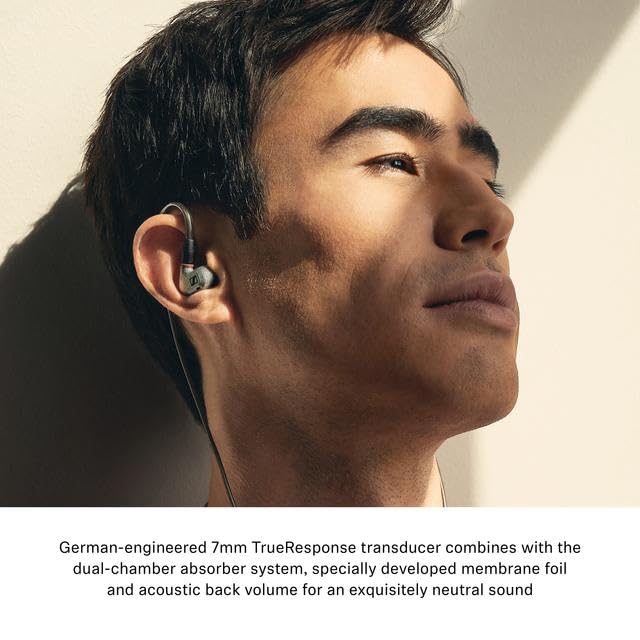 (New/Unused/Sealed) Sennheiser IE600 High-End In-Ear Wired Earphones German Made, Trueresponse Transducers, Dual Resonator Chambers, Rich Bass, 3 Detachable Cables, Flexible Ear Hook (High-Res) (Gray) (18 Months Warranty)