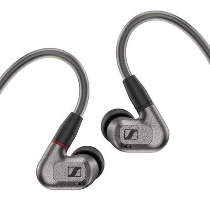(New/Unused/Sealed) Sennheiser IE600 High-End In-Ear Wired Earphones German Made, Trueresponse Transducers, Dual Resonator Chambers, Rich Bass, 3 Detachable Cables, Flexible Ear Hook (High-Res) (Gray) (18 Months Warranty)