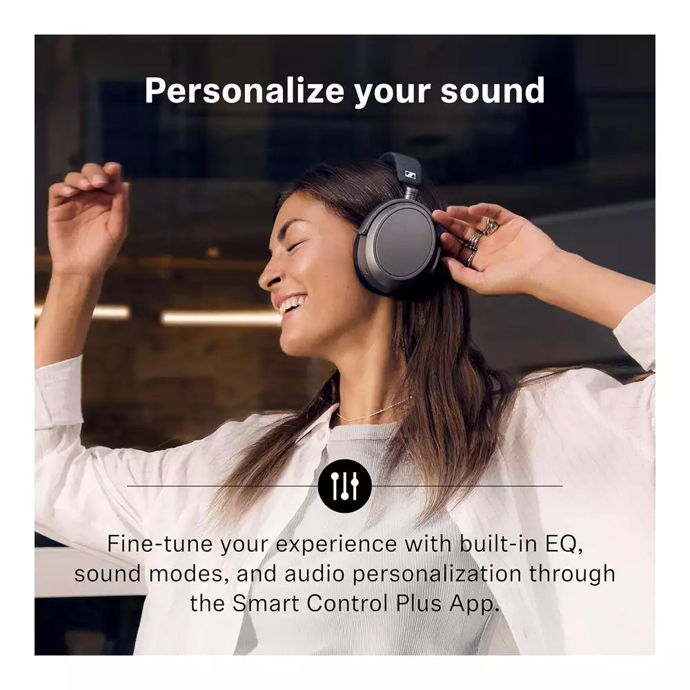 (New/Unused/Sealed) Sennheiser Momentum 4 Wireless Over Ear Headphones, ANC, 60h Battery, Customizable Sound (Black and Copper) (Special Edition) (24 Months Warranty)